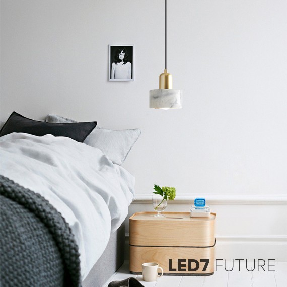 Loft Industry Modern - Marble Gold Pendants